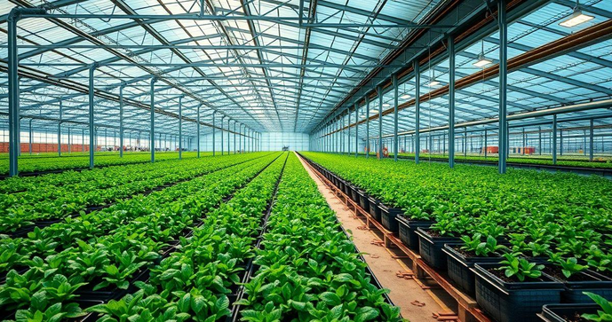 Fábrica de Estufas Industriais para Cultivo Eficiente e Sustentável Fábrica de Estufas Industriais para Cultivo Eficiente e Sustentável