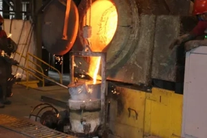 Foto ilustrativa de Forno elétrico industrial para tratamento térmico